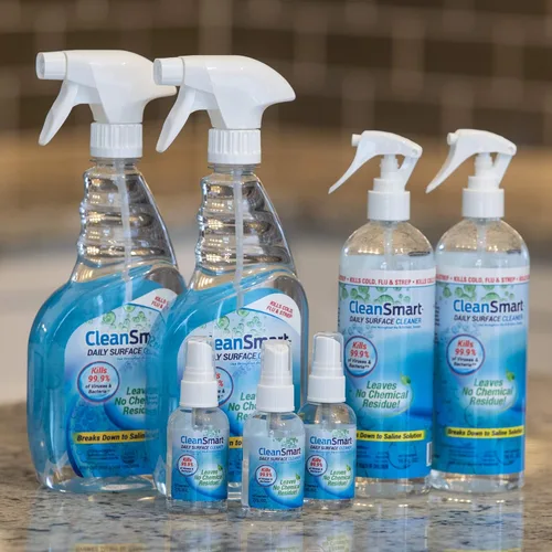 Miniatura 8 de CleanSmart Limpiador diario de superficies y desinfectante seguro para mascotas, mata el 99.9% de los virus, bacterias, botella de 23 onzas