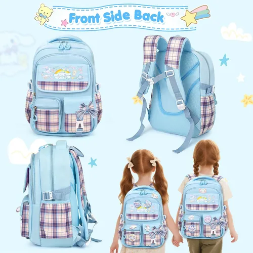 Miniatura 6 de Mochila KIEAL para Niñas, Azul