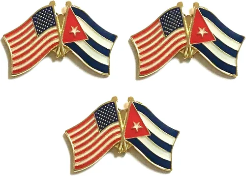 Miniatura 90 de 3 Pines de solapa con banderas de Estados Unidos y países internacionales, paquete de 3 pines dobles con diseño de banderas de Estados Unidos