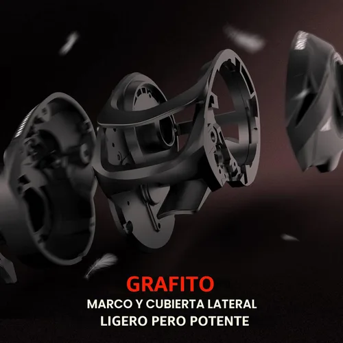 Miniatura 3 de KastKing Carrete de pesca Brutus Baitcasting, marco de grafito, relación de engranajes 7.2:1, rodamientos de bolas de acero inoxidable blindados