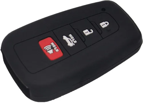 Miniatura 3 de LemSa Funda protectora de silicona para llavero de Toyota Camry C-HR Prius 2017 2018 2019 2020 HYQ14FBC, 2 unidades, color negro