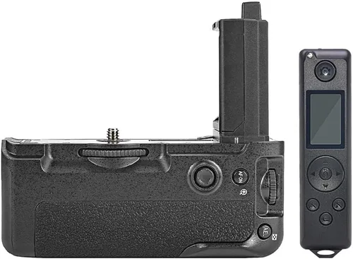 Miniatura 10 de Extensión vertical profesional de agarre de batería como reemplazo VG-C3EM para Sony A9 A7III A73 A7RIII A7R3, mantiene 1 o 2 baterías NP-FZ100