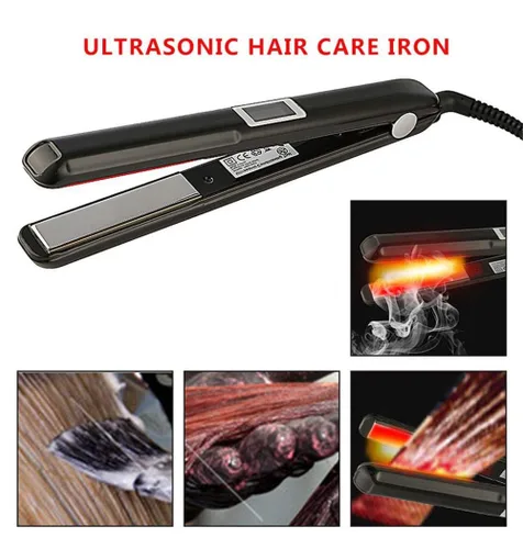 Miniatura 4 de Plancha ultrasónica para el cuidado del cabello por infrarrojos con innovadora tecnología de tratamiento de cabello infrarrojo, alisador profesional