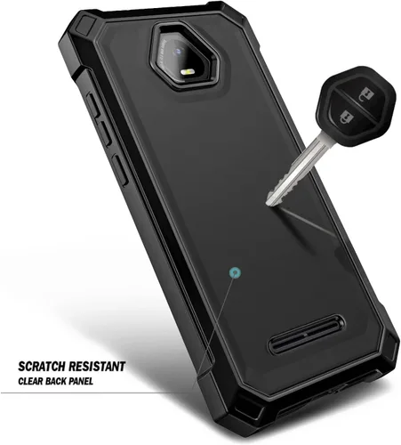 Miniatura 4 de NZND Funda compatible con Schok Volt SV55 con [protector de pantalla integrado], cubierta protectora de cuerpo completo a prueba de golpes