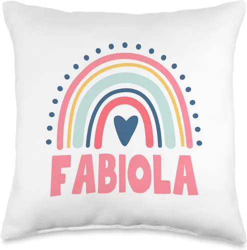 Idea Regalo Personalizzata con Nome Gifts Idea Fabiola Name Custom Woman Myth Legend - Almohada para fiesta de cumpleaños, 16 x 16 pulgadas,