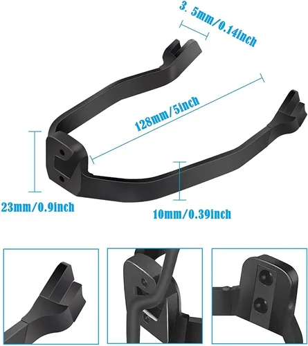 Miniatura 2 de Guardabarros trasero para scooter, soporte de repuesto para guardabarros, compatible con Xiaomi 1S / M365 / Pro