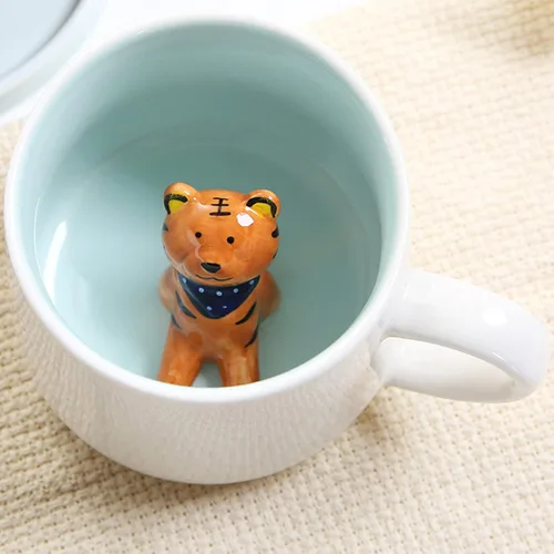 Miniatura 14 de Arawat Bonita taza de café de alpaca con interior de alpacas divertido estampado de alpaca, tazas de café de 11.8 fl oz con cuchara, tazas de té