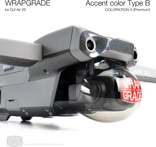 Miniatura 6 de WRAPGRADE Skin Compatible with DJI Air 2S Accent Color B (Coloration-X)
