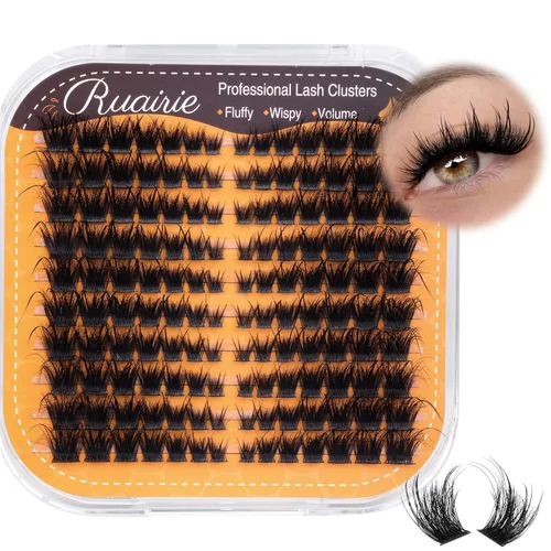 Miniatura 12 de Extensiones de pestañas dispersas en racimo, pestañas individuales, extensiones de pestañas naturales en racimo, 9-11 mm, 96 unidades, para colocar