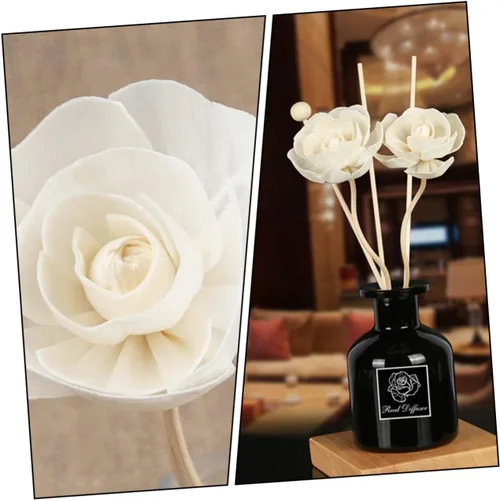 Miniatura 4 de DECHOUS 18 piezas de ratán Sola Flower Reemplazo de varillas de ratán Reemplazar Cañas Difusor de Aceite Esencial Vines Flor Ratán Cañas Difusor