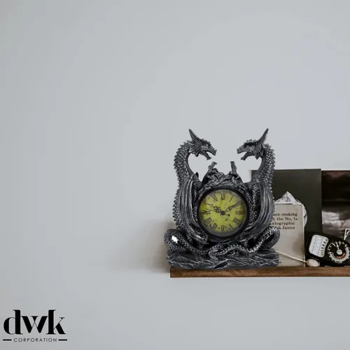 Miniatura 4 de DWK Twin Evil Dragons - Escritorio de mesa antiguo con repisa