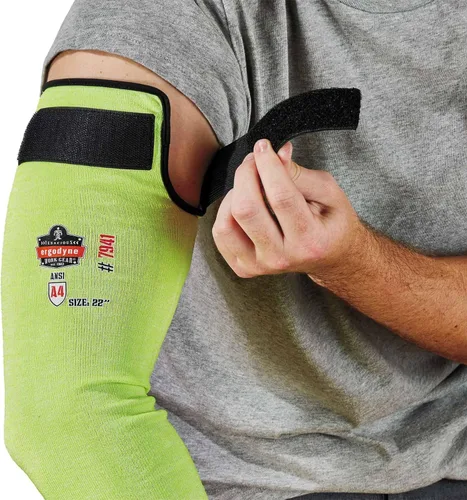 Miniatura 8 de Ergodyne ProFlex 7941 - Funda protectora resistente a los cortes, nivel de corte A4, par, lima, 22 pulgadas