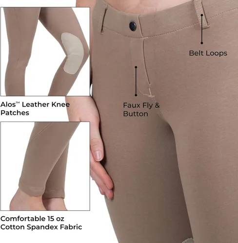 Miniatura 3 de ELATION Pantalones de equitación para mujer etiqueta roja fáciles de poner