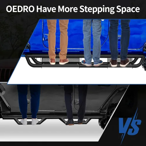 Miniatura 6 de OEDRO Estribos de 6 pulgadas compatibles con Chevy Silverado/GMC Sierra 1500 Crew Cab 2019-2026, Silverado/Sierra 2500HD 3500HD 2020-2026, escalones