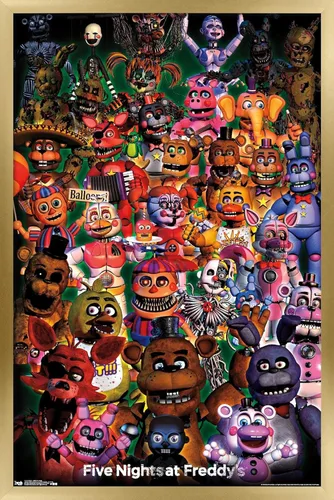 Miniatura 9 de Trends International Five Nights at Freddy's - Póster de pared Ultimate Group, 22.375 x 34 pulgadas, versión sin marco