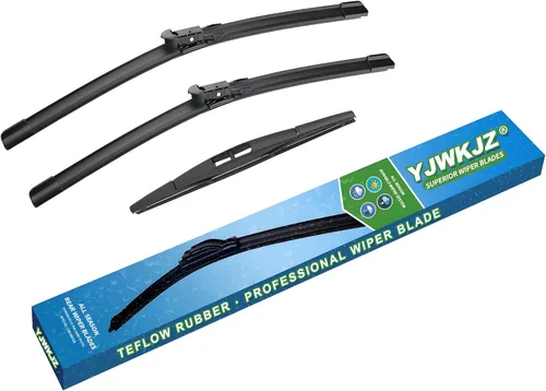 Miniatura 25 de Escobillas de limpiaparabrisas de 18"+18" pulgadas de repuesto para Chevrolet HHR 2006-2011, Jeep Commander 2006-2009, Cherokee 1997-2001 y Ford