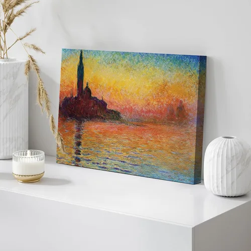 Miniatura 106 de wall26 Prado con álamos por Claude Monet - Arte moderno impresionista, arte en lienzo para el hogar, 12 x 18 pulgadas