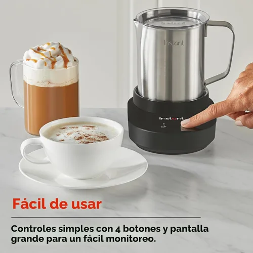 Miniatura 4 de Instant Pot Instant MagicFroth - Vaporizador y espumador eléctrico 9 en 1, jarra de acero inoxidable de 17 onzas, máquina de espuma fría y caliente