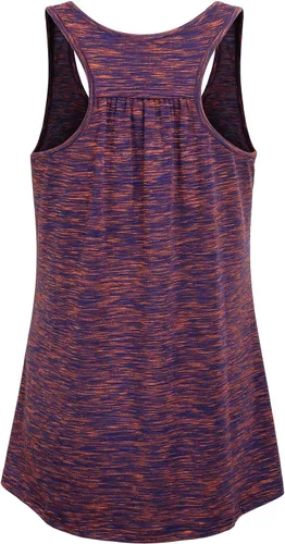 Miniatura 58 de Cestyle - Camiseta sin mangas para mujer, cuello redondo, corte holgado, para entrenamiento
