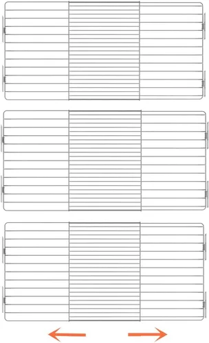 Miniatura 8 de Slideep Estantes de almacenamiento ajustables para armario con adhesivo sin costuras, sistema organizador de estantes de armario expandibles