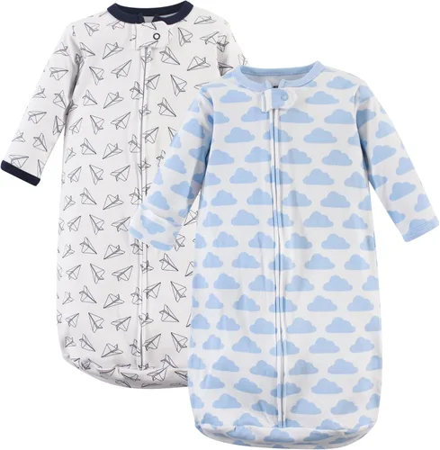 Miniatura 11 de Hudson Baby Saco de dormir unisex de algodón con manga larga para bebé, saco, manta Toile