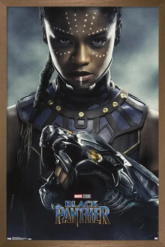 Miniatura 17 de Trends International Marvel Cinematic Universe - Póster de pared de una hoja de Shuri, Black Panther, 22.375 x 34 pulgadas, versión enmarcada