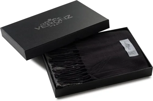 Miniatura 24 de Veronz - Bufanda clásica de invierno muy suave de aspecto lujoso y sensación de cachemira con caja de regalo