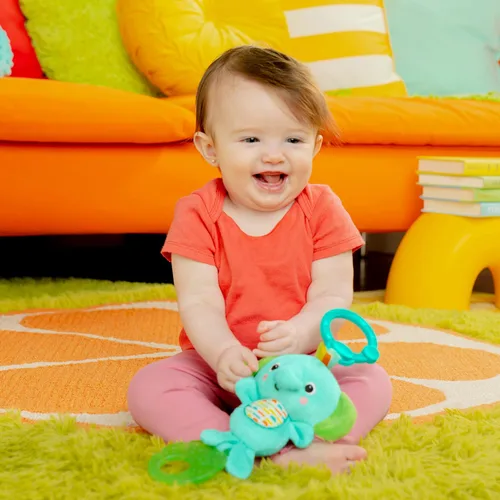Miniatura 6 de Bright Starts Tug Tunes - Juguete para cochecito y transportadores, elefante, unisex, recién nacido +