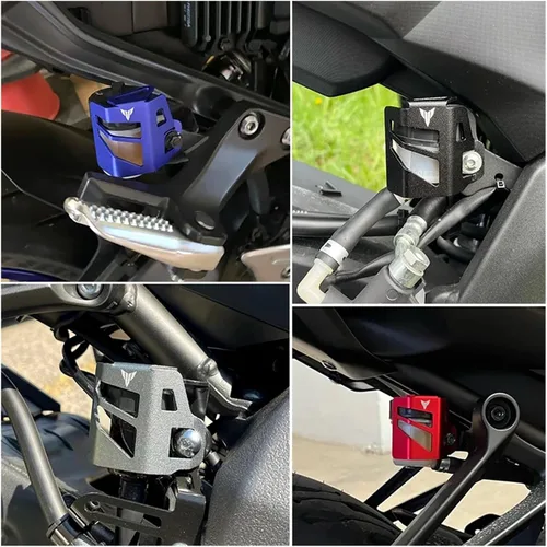 Miniatura 6 de Compatible con MT 07 09 10 MT07 MT09 MT10 SP 2023 2022 Accesorios Cubierta de depósito de líquido de freno trasero de motocicleta Protección