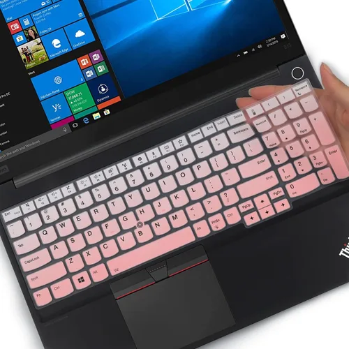 Miniatura 14 de Funda de teclado para Lenovo ThinkPad E15 Gen 4/3/2, ThinkPad L15 Gen 2/1, ThinkPad T15 T15p T15g P15s P15s P15v Gen 3/2/1, ThinkPad E580 E590 E595