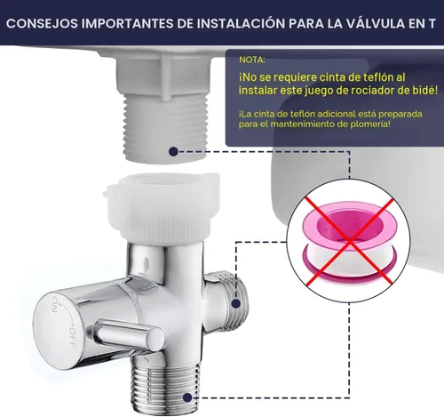 Miniatura 6 de Nueva versión de pulverizador de bidé de mano para inodoro, juego de rociador de bidé de baño de acero inoxidable de primera calidad, rociador