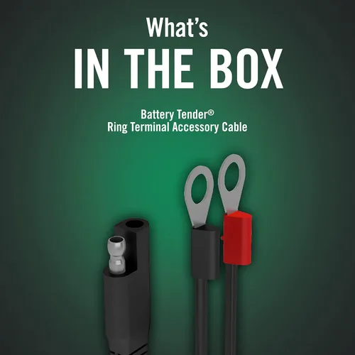 Miniatura 5 de Battery Tender - Arnés de terminal de anillo accesorio con cable - Adaptador de cable de 45,72 cm con desconexión rápida SAE - Fácil, rápido