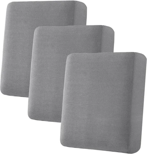 Miniatura 27 de ADPON Fundas de sofá modular, funda de cojín para sofá o sillón en forma de L, funda separada para sofá seccional izquierdo o derecho (1 diván, gris)