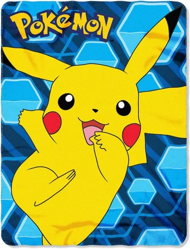 Pokémon "Pikachu" Manta de forro polar, 45 x 60 pulgadas