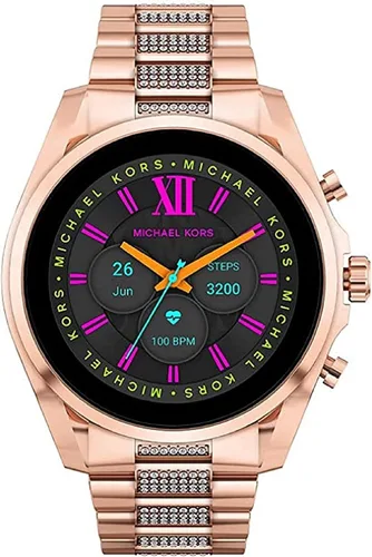 Miniatura 4 de Suoman Paquete de 3 protectores de pantalla de vidrio templado para Michael Kors Gen 6 Bradshaw, [antiarañazos] 2.5D 9H dureza ultra fina vidrio