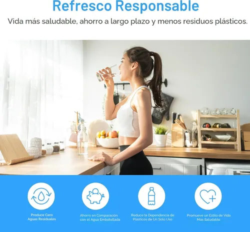 Miniatura 8 de Brio Dispensador de agua de carga inferior, serie esencial, 3 ajustes de temperatura, agua caliente, temperatura ambiente y fría, aprobado por