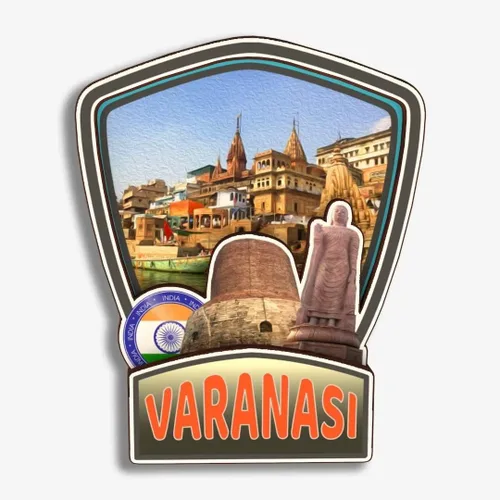 Miniatura 8 de Jaipur India - Imán de nevera de madera 3D de madera hecha a mano para viajes, recuerdos de la ciudad, imán para nevera, decoración del hogar