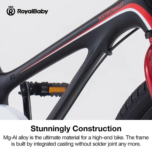 Miniatura 4 de RoyalBaby Bicicleta para niños, ligera de aleación de magnesio de 16/18 pulgadas, para niños y niñas de 4 a 9 años, ruedas de entrenamiento