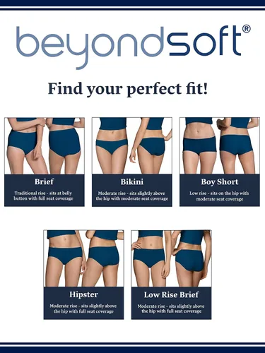 Miniatura 5 de Fruit of the Loom Women's Beyondsoft Underwear, Super Soft Designed with Comfort in Mind, Available in Plus