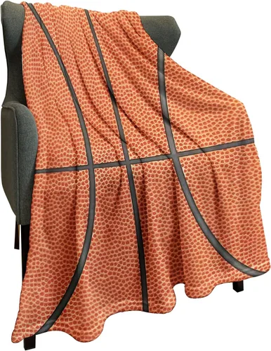 Miniatura 10 de HommomH Manta de forro polar deportivo 40 "x 50" para fútbol americano deportivo, divertido, tradicional, liviano, suave, cálido y acogedor