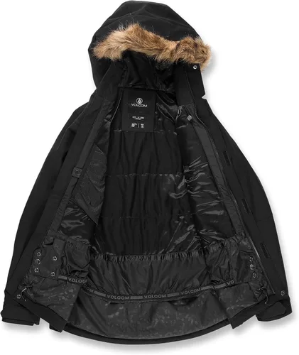 Miniatura 4 de Volcom Chaqueta con capucha para mujer, con aislamiento térmico para snowboard, esquí e invierno