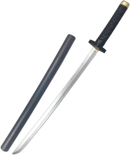 Miniatura 2 de damdos Espada de cosplay de anime, 2 piezas, espada Kataiana, Samuroai muerto, ninja, cosplay, espadas, regalos de cumpleaños (juegos de 2 piezas)