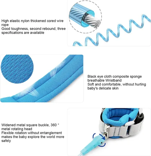Miniatura 4 de Correas para niños, niños pequeños y arnés para la seguridad de los niños, correas acolchadas para el hombro para la comodidad de los niños, correa