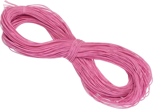 Miniatura 44 de PATIKIL Cuerda elástica elástica de 109 yardas (328.1 ft), cuerda elástica pesada de 0.059 in, albaricoque para manualidades, correas de gancho
