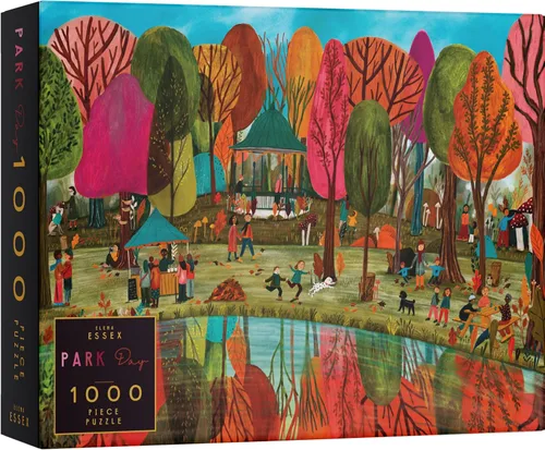 Miniatura 8 de Elena Essex Rompecabezas para adultos de 1000 piezas – Vida acogedora, rompecabezas de 1000 piezas para adultos, colorido refugio relajante arcoíris