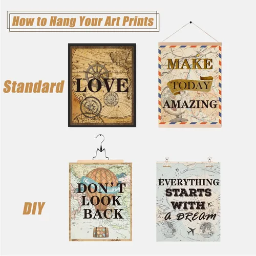Miniatura 4 de 12 impresiones artísticas inspiradoras para pared, póster del mundo del futuro, tablón de anuncios, póster motivacional para aula, letrero