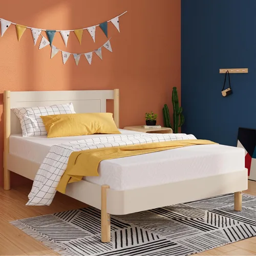 Miniatura 11 de MLILY EGOHOME - Colchón individual para niños y adultos, cama individual, de 5 pulgadas, de espuma viscoelástica refrescante de gel de té verde