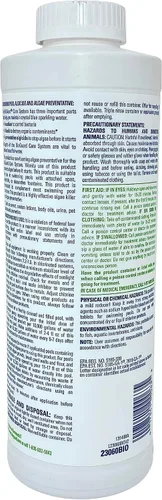 Miniatura 2 de BioGuard Algae All 60 Antiespumantes de algas preventivas, 1 cuarto de galón, paquete individual No mancha y no hace espuma, ideal para piscinas