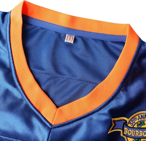 Miniatura 28 de Camiseta de fútbol The Waterboy #9 Bobby Boucher 50 aniversario Mud Dogs Bourbon Bowl Movie Football Jerseys para hombres