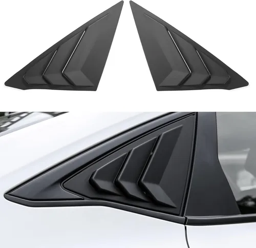 Miniatura 7 de Persianas triangulares para ventana lateral trasera Civic de 11ª generación, estilo carreras, para Honda Civic Sedan 2022, 2023, 2024, 2025, 2026